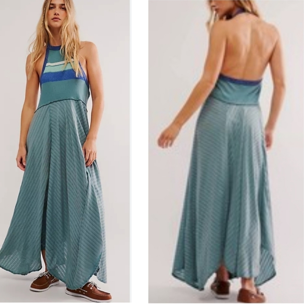 NWT Free People Surf's Up Maxi Dress SZ S
